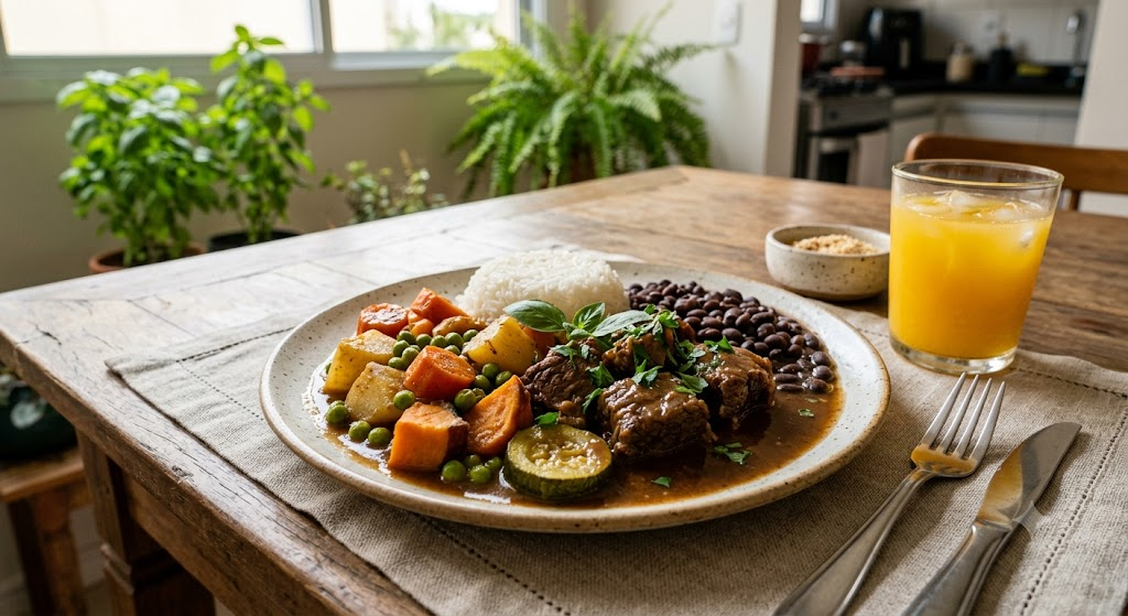 Carne de Panela com Legumes
