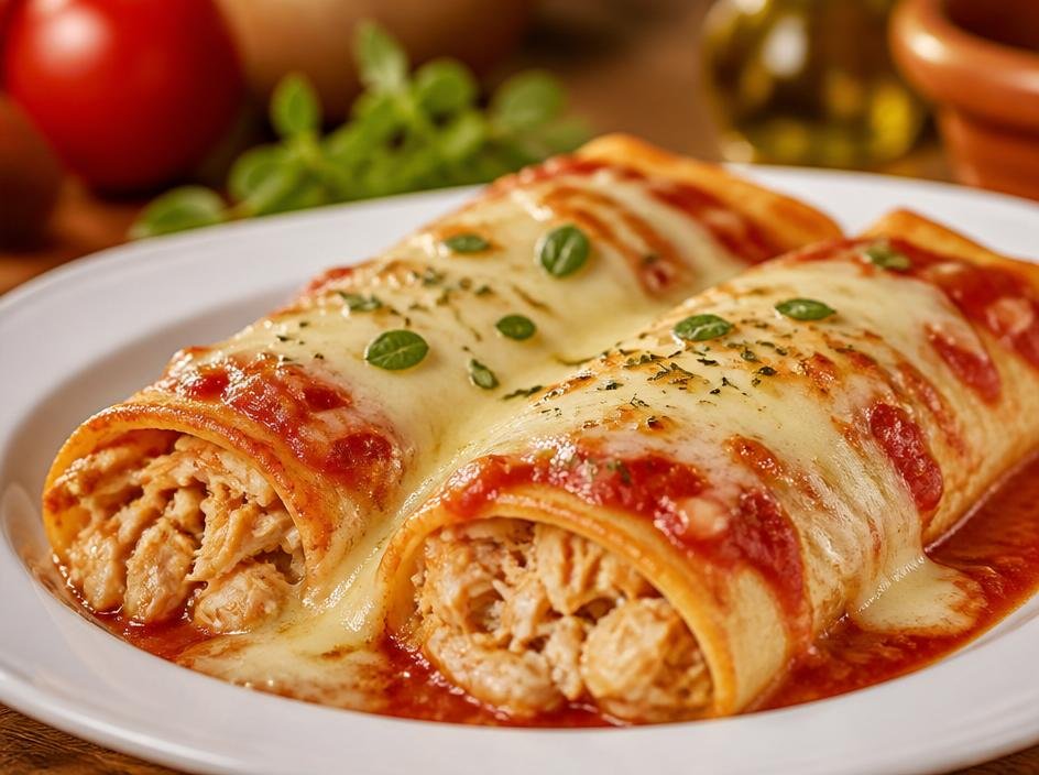 Panqueca de Espinafre Recheada com Ricota