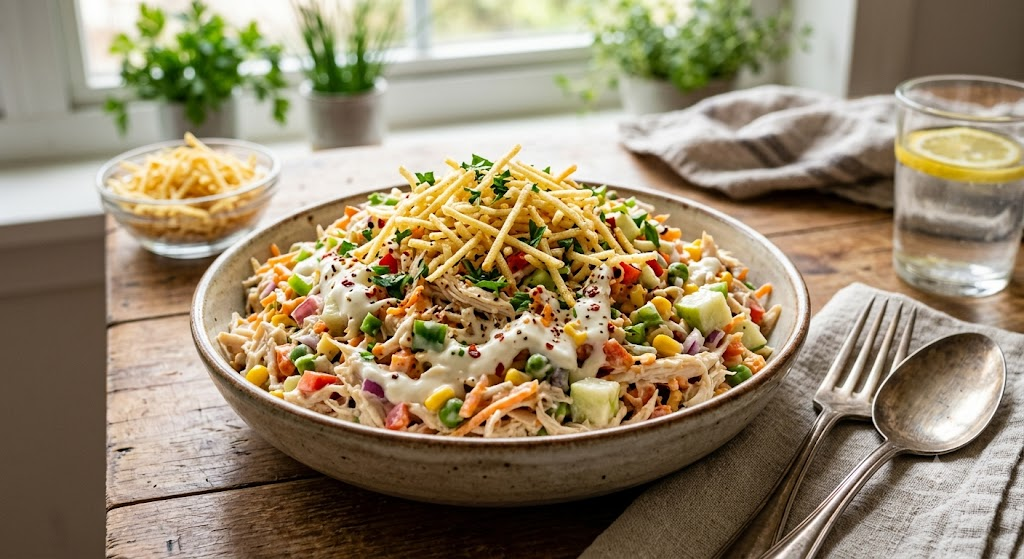 Salpicão Fit de Frango com Maionese de Iogurte